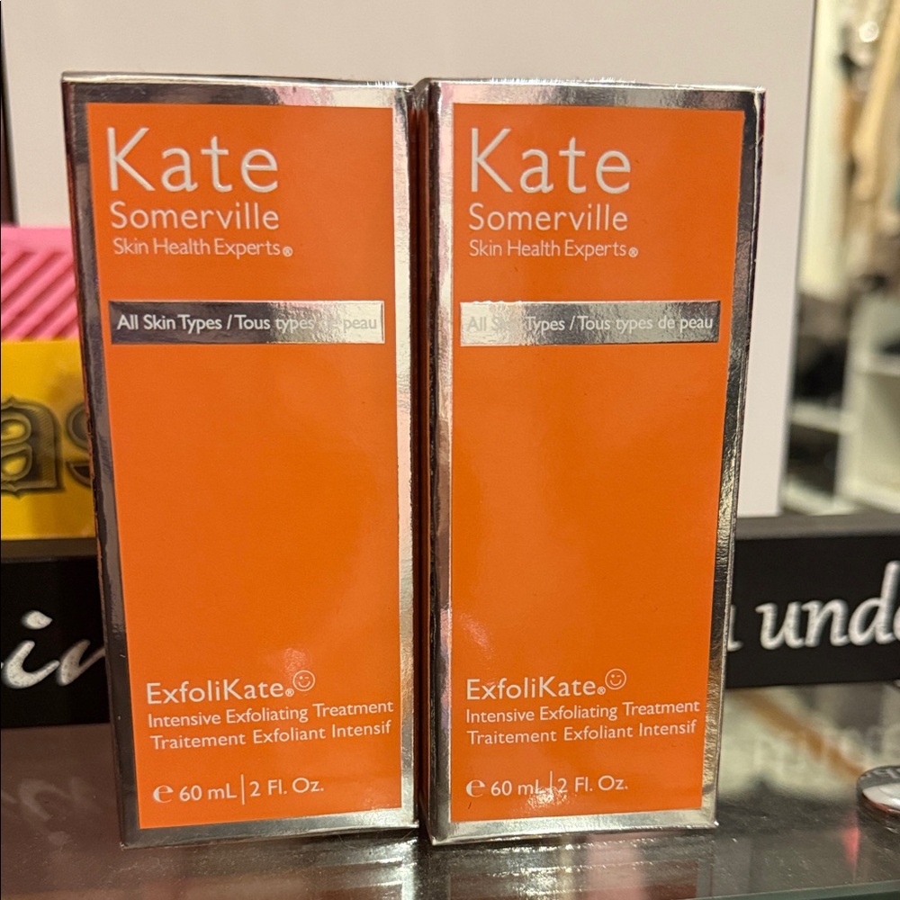 Set of 2- Kate Somerville ExfoliKate in Vibrant Orange Packaging